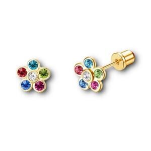 Hypoallergenic Flower Stud Earrings